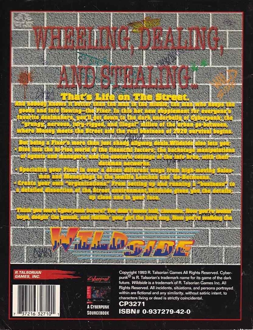 Cyberpunk 2020 - Wildside (B Grade) (Genbrug)